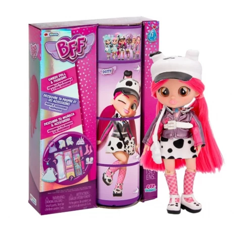 Best Friends Forever Series Fashion Play Doll Dotty with Long Hair & Glass Eyes, 3Y+