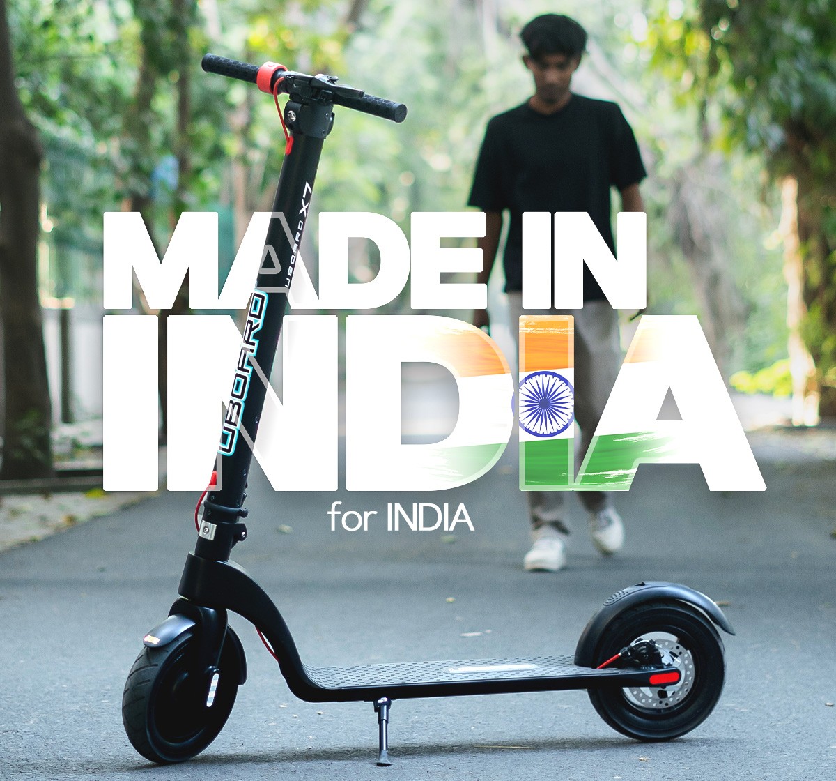 Uboard E X7 E-Scooter, Multicolor, 14Y+