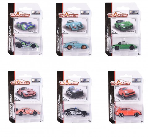 Majorette Porsche Premium Cars 6 Edition, 3Y+, Assorted