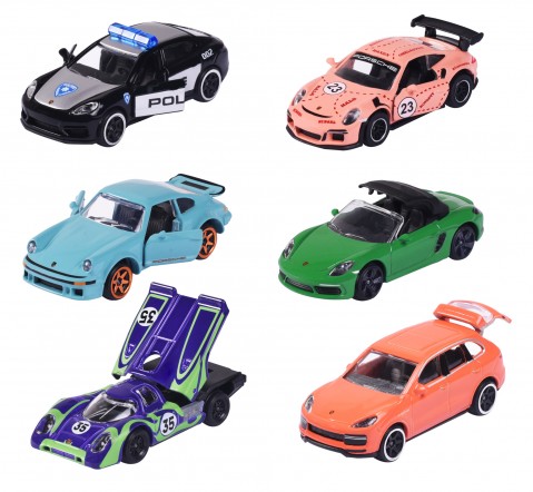 Majorette Porsche Premium Cars 6 Assorted Multicolour 3Y+