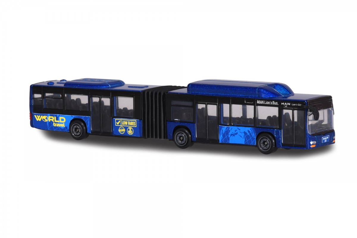 Majorette Man City Bus Siemens Avenio Tram 6  Multicolour 3Y+, Assorted