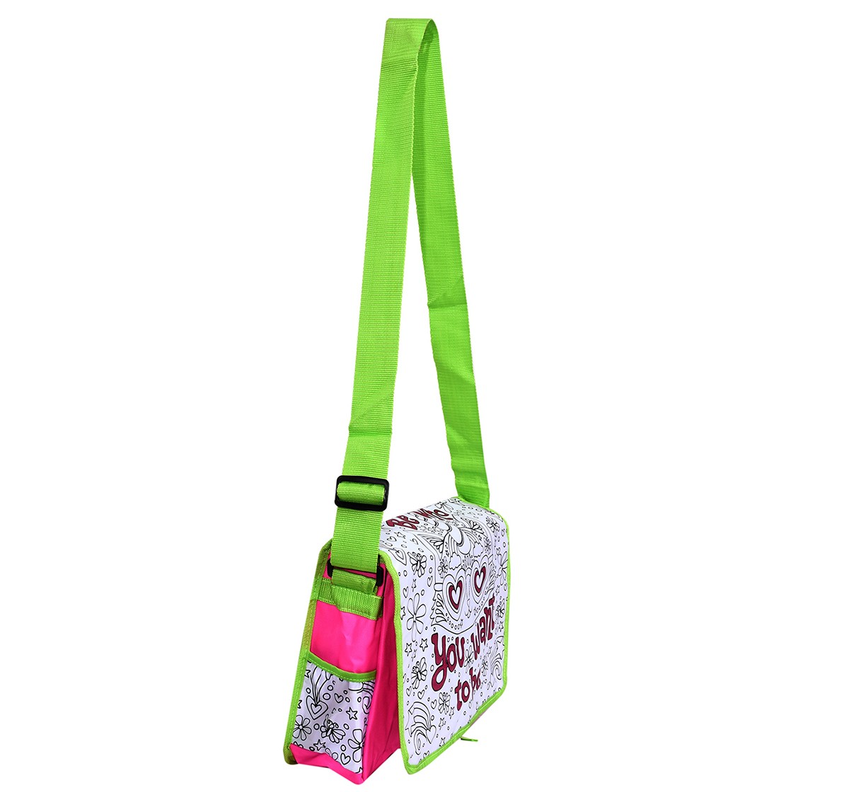 Mirada Color Your Own Caticorn Shoulder Bag, 3Y+, Multicolour