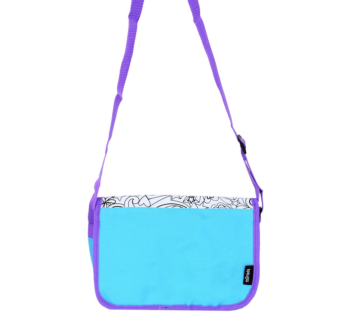 Mirada Color Your Own Peace Sling Bag, 3Y+, Multicolour