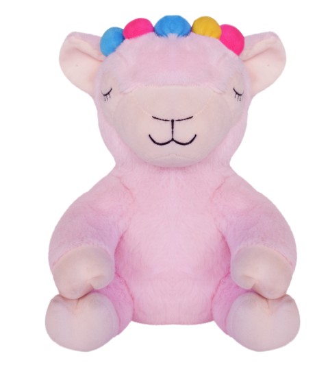 Mirada 25Cm Coin Bank Llama Soft Toy Pink, Soft Toys For Kids, 3Y+