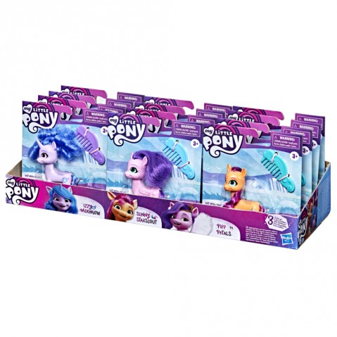 My Little Pony: A New Generation Best Movie Friends Figure - 3-Inch Pony Toy With Comb For Kids Ages 3 And Up