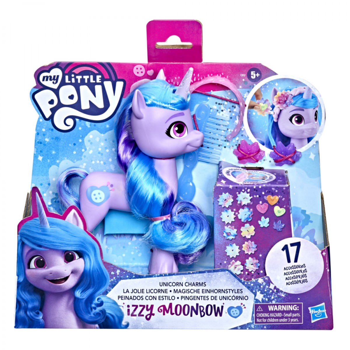 My Little Pony: A New Generation Movie Unicorn Chams Izzy Moonbow Exclusive Toy, 5Yrs+