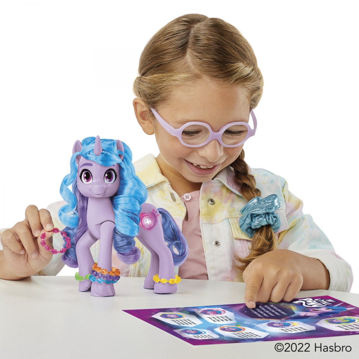 My Little Pony: Make Your Mark Toy See Your Sparkle Izzy Moonbow, 8-Inch Purple Pony That Sings, Speaks, And Lights Up For Kids Ages 5Yrs+