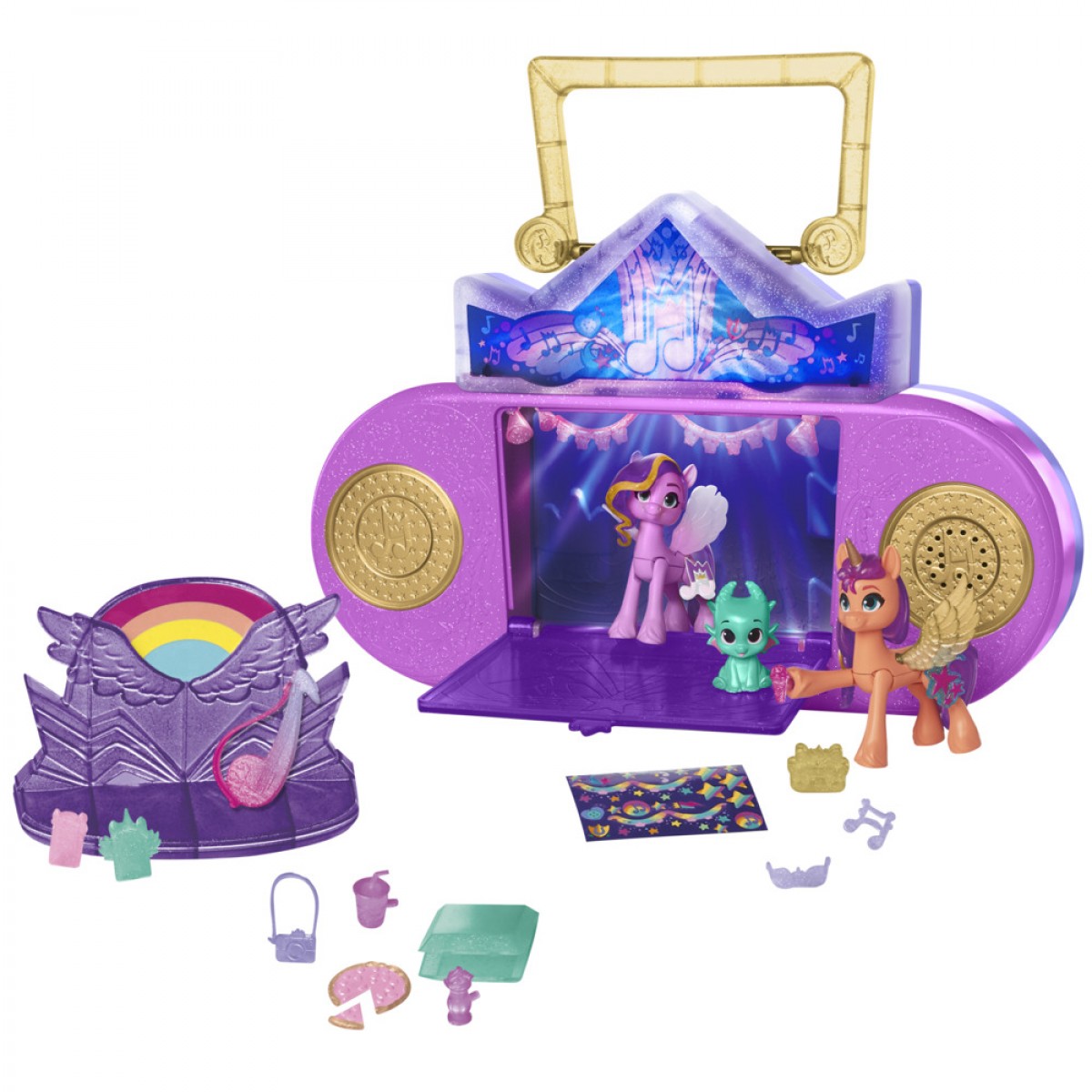 My Little Pony: Make Your Mark Toy Musical Mane Melody - Playset With Lights And Sounds, 3 Hoof To Heart Figures, For Kids Ages 5 And Up