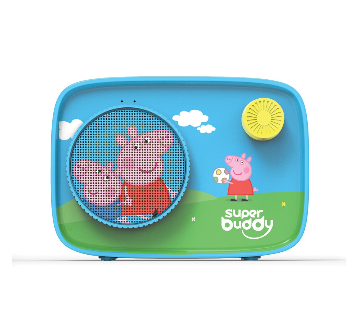 Super Buddy Curio Peppa S11 Speaker with 450+ stories, rhymes & songs with Voice Recording, Bluetooth, Content Upgrade & up to 20+ hrs of playtime