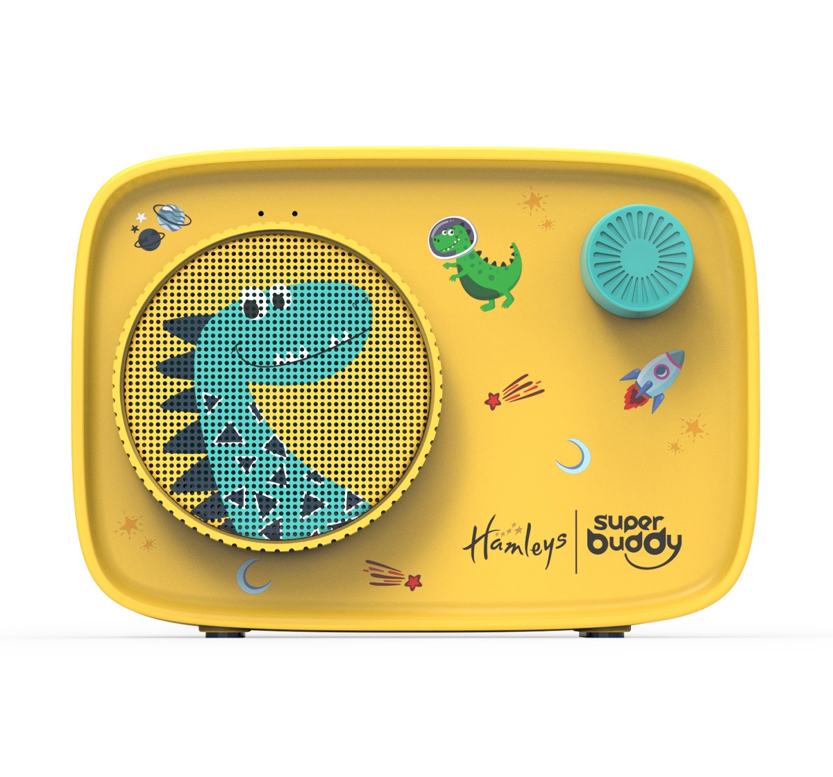 Super Buddy Curio Dino S11 Speaker with 900+ stories, rhymes & songs with Voice Recording, Bluetooth, Content Upgrade & up to 20+ hrs of playtime