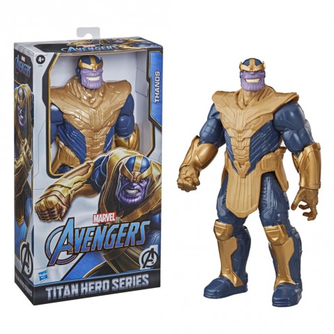 Marvel Avengers Titan Hero Series Blast Gear Deluxe Thanos Action Figure, 12-Inch Toy, Inspired By Marvel Comics, For Kids Ages 4 And Up