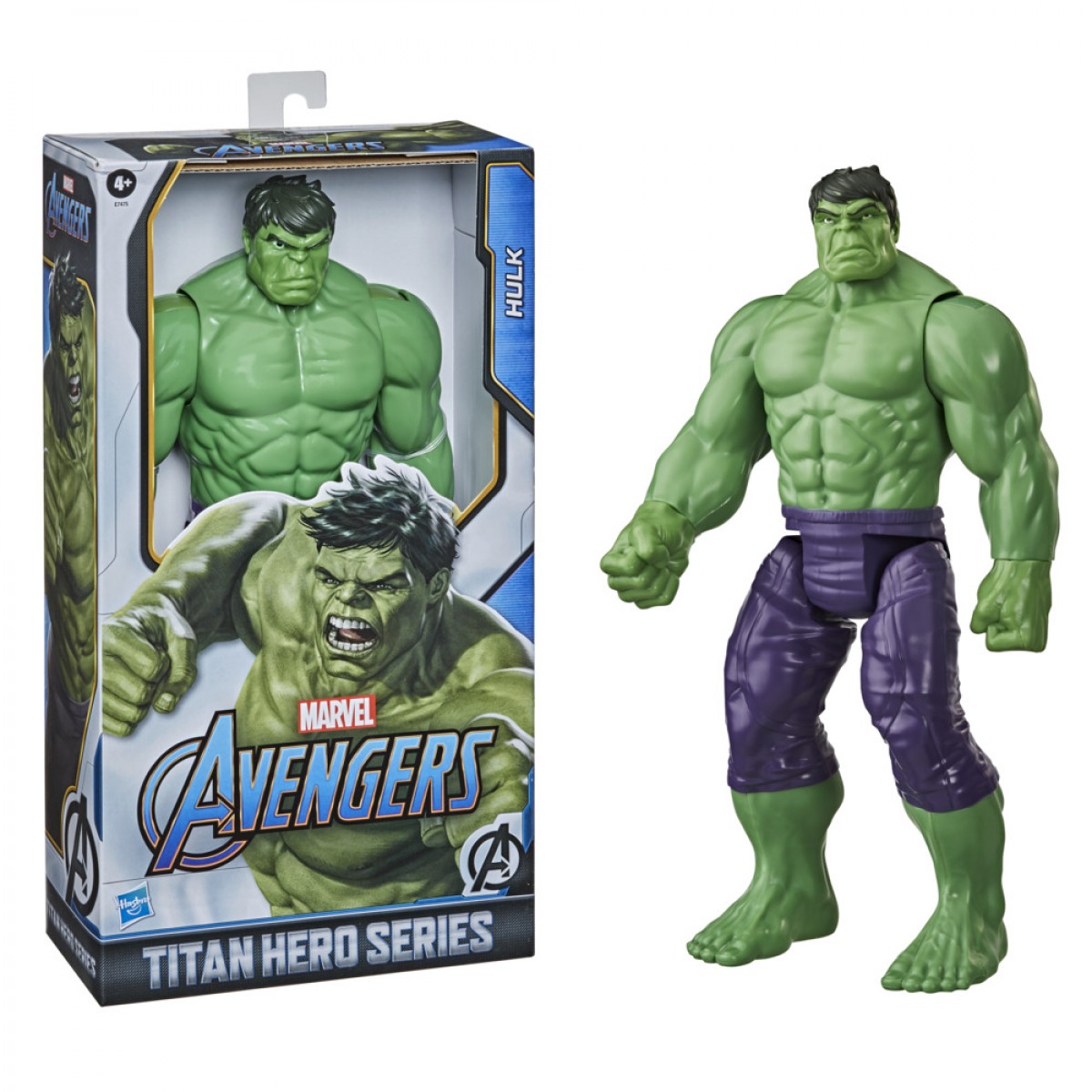 Marvel Avengers Titan Hero Series Blast Gear Deluxe Hulk Action Figure, 12-Inch Toy, Inspired By Marvel Comics, For Kids Ages 4 And Up