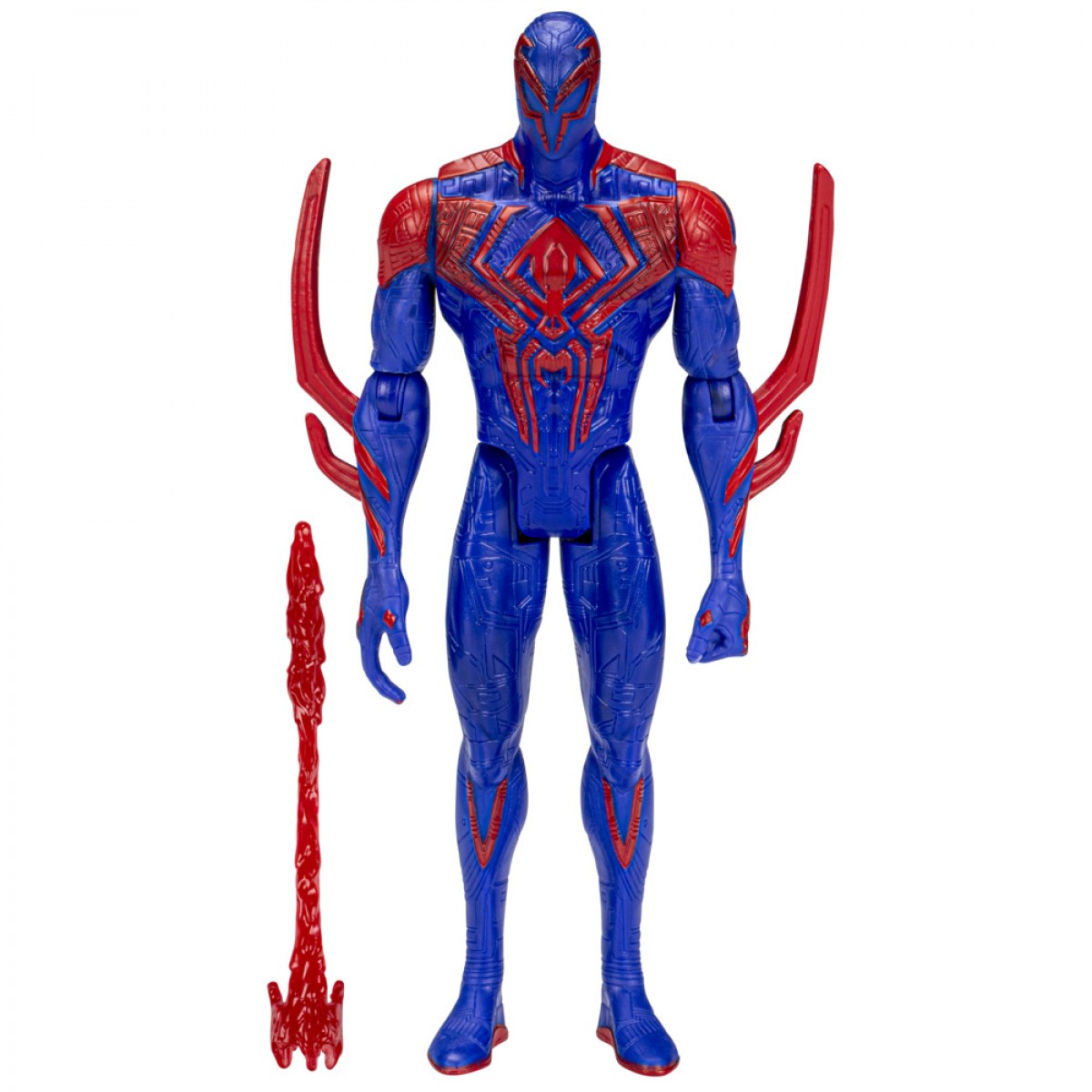 Marvel Spider-Man: Across The Spider-Verse Spider-Man 2099 Toy, 6-Inch-Scale Action Figure With Web Accessory, Toys For Kids Ages 4 And Up