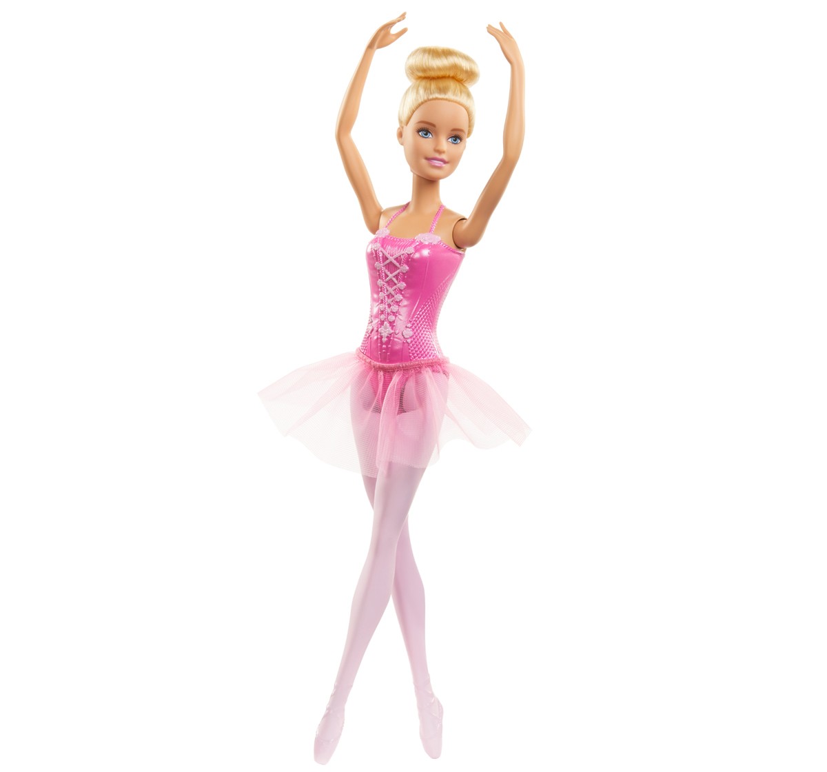 Barbie Ballerina Doll With Ballerina Outfit, Tutu, Sculpted Toe Shoes And Ballet-Posed Arms, 3Y+, Multicolour