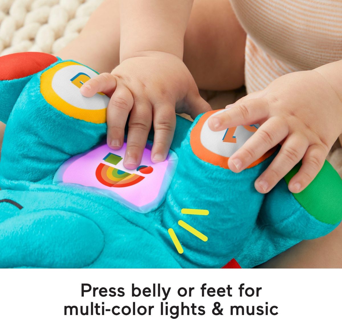 Fisher Price Light & Learning Elephant, 0Y+