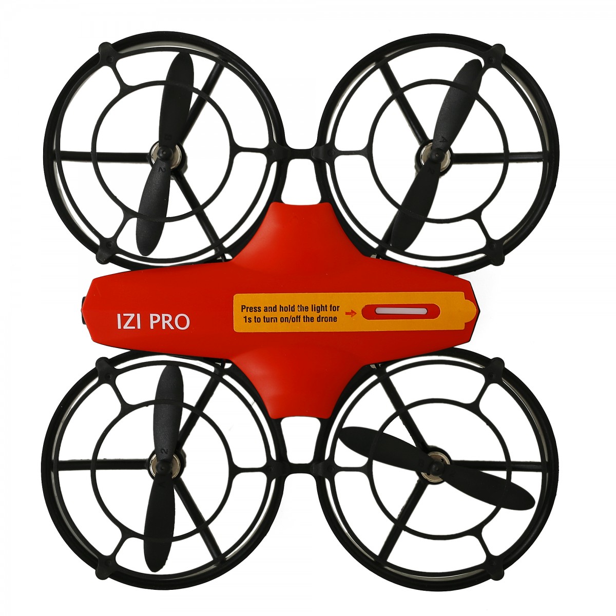 IZI PRO Nano Drone 720P HD Camera 2 Batteries with Battle Mode, One-Key Start, Altitude Hold, 360° Flip, Gesture Control, 10 Minutes Fly Time, Portable Mini RC Drone for Kids & Beginners, Kids for 14Y+, Red