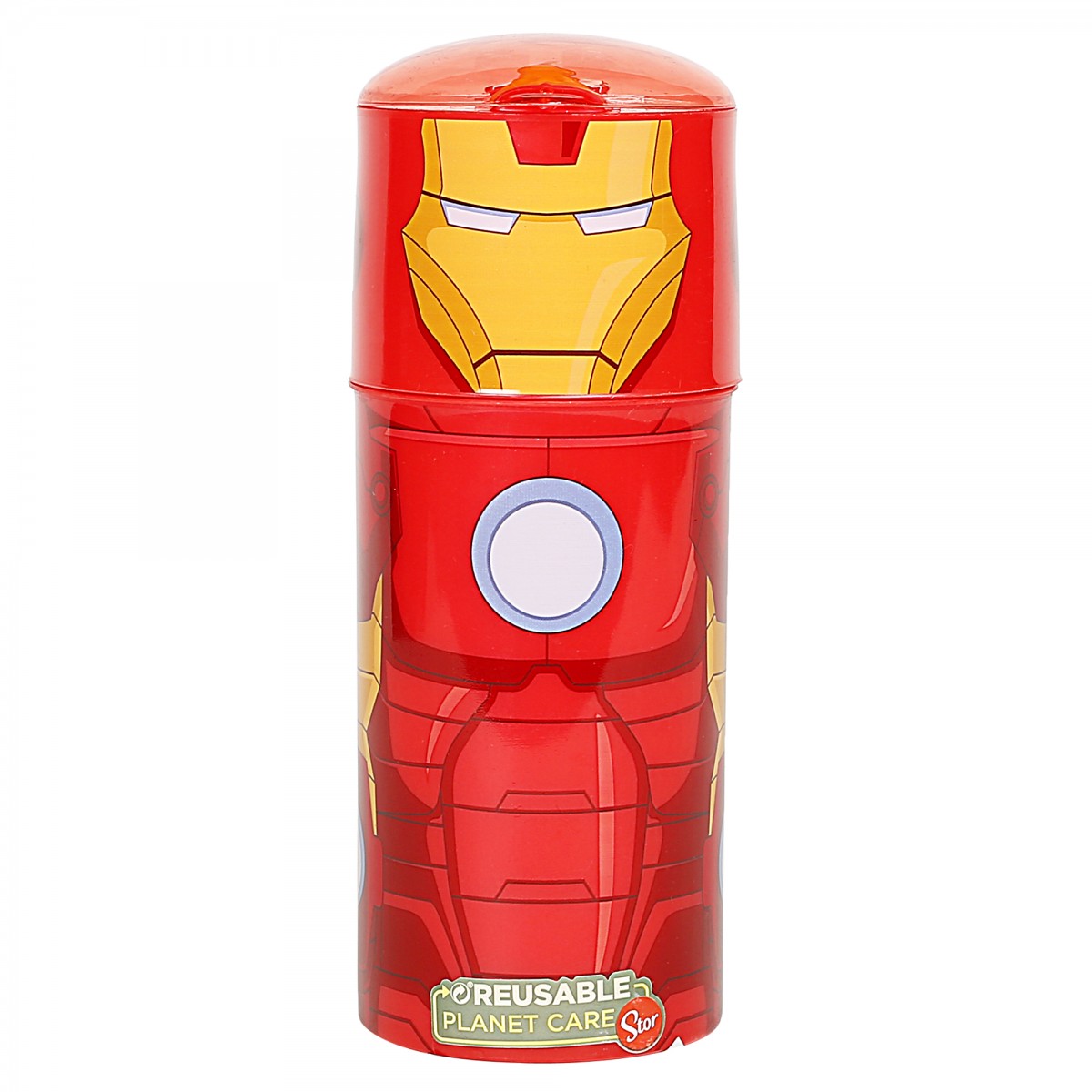 Avengers Iron Man Water Bottle for Kids, Multicolour, 350ml