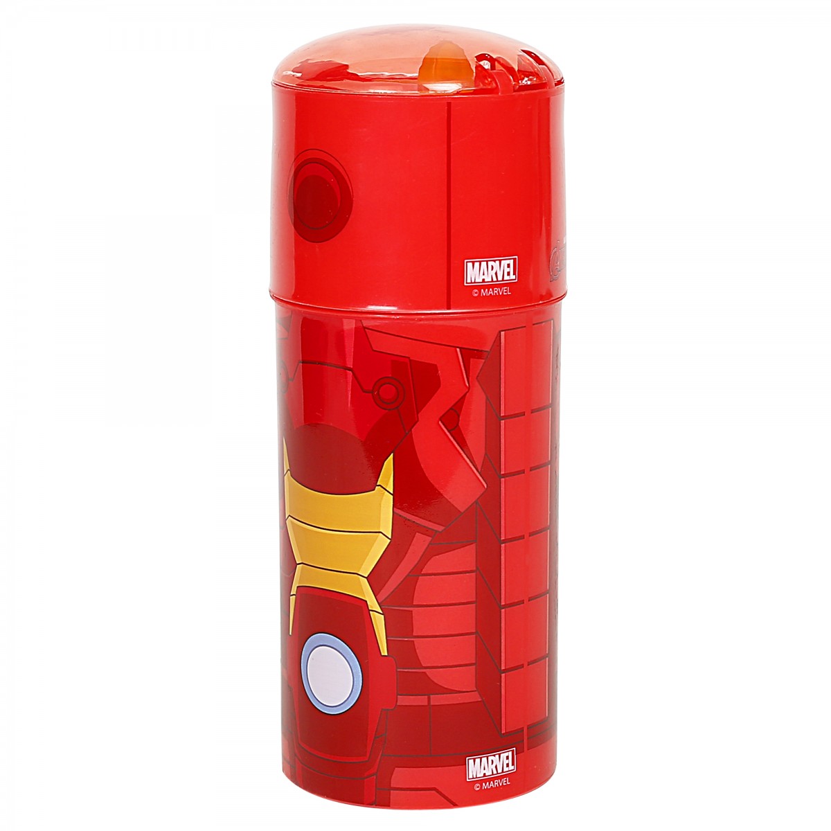 Avengers Iron Man Water Bottle for Kids, Multicolour, 350ml