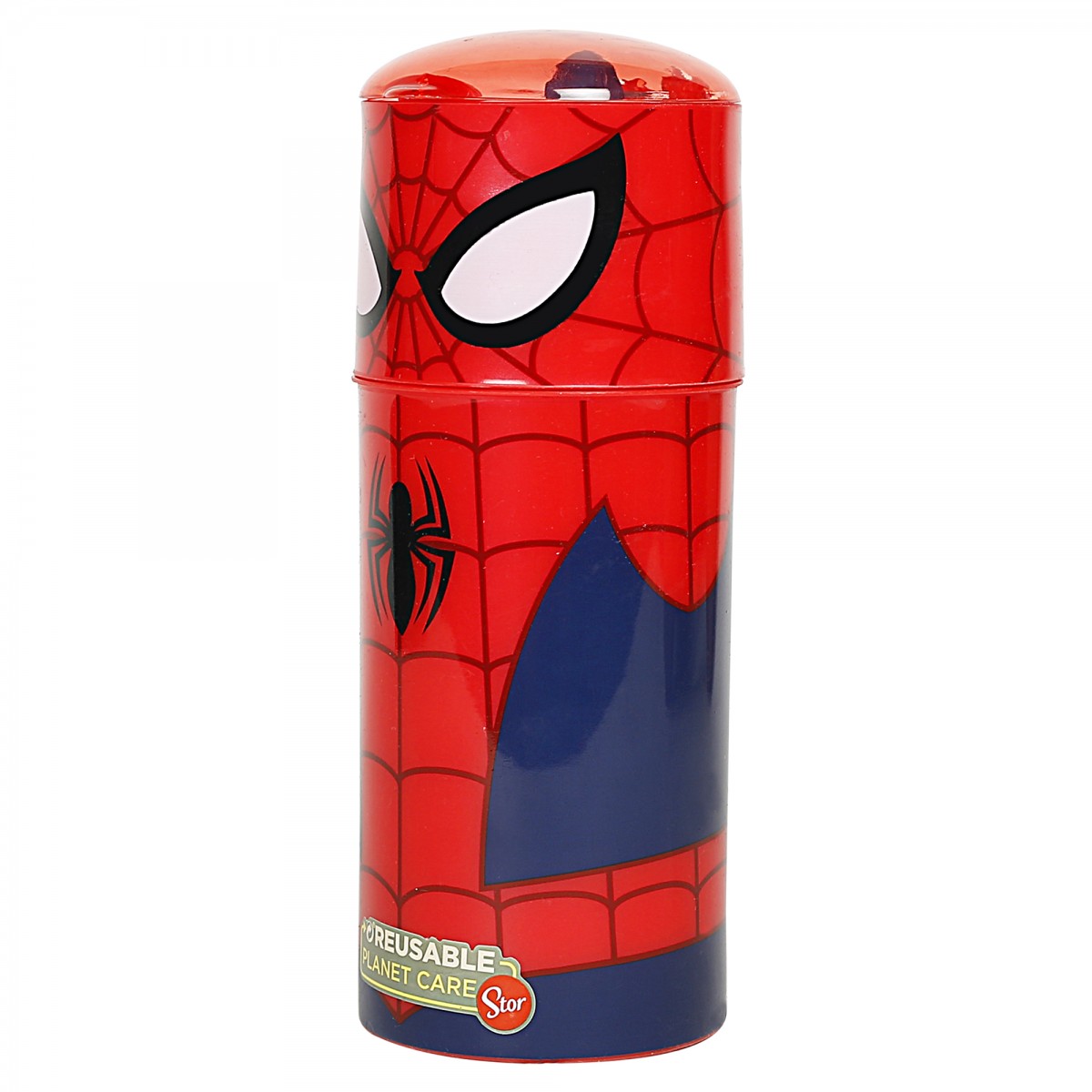 Spiderman Sipper Water for Kids, 350ml, Red