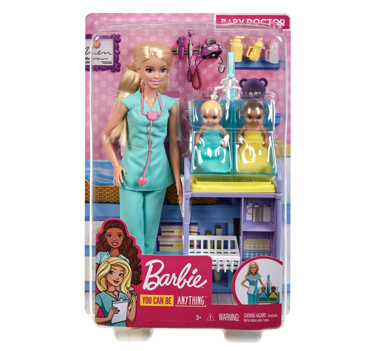 Barbie Science Career Doll, Scientist Barbie for Kids 3Yrs & Above, Multicolour