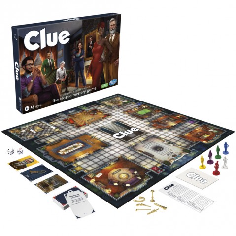 Clue Board Game For Kids Ages 8 And Up, Reimagined Clue Game For 2-6 Players, Mystery Games, Detective Games, Family Games For Kids And Adults, 8Yrs+, Multicolour