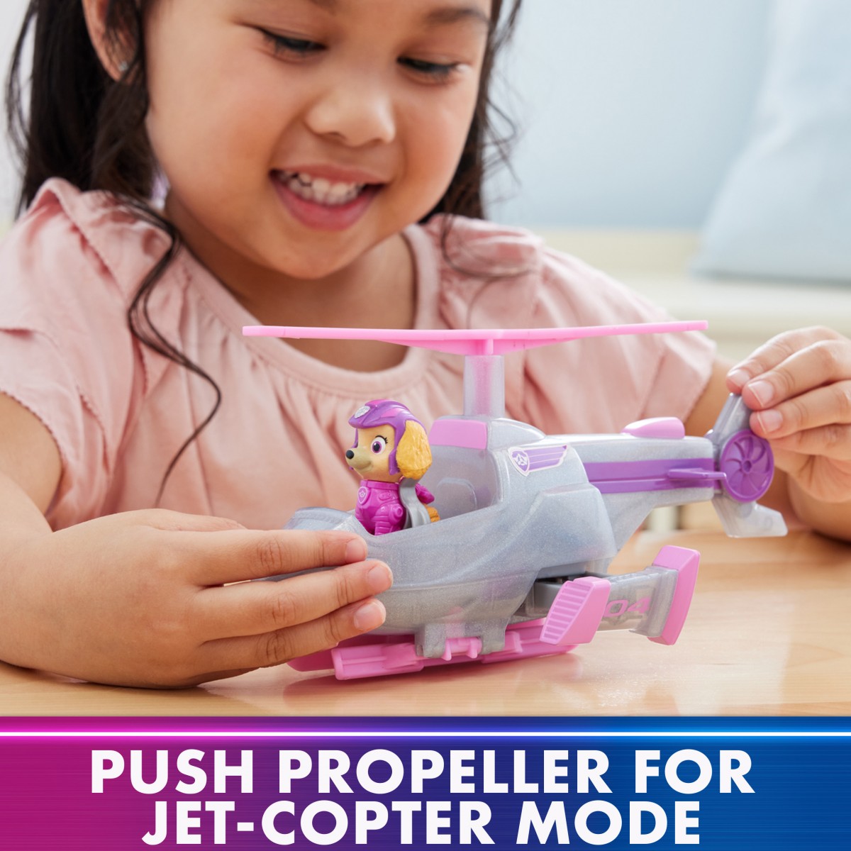 Paw Patrol: The Movie, Chase & Skye Action Figure And Transforming Vehicle Set, With Toy Car & Toy Airplane, 3Yrs+