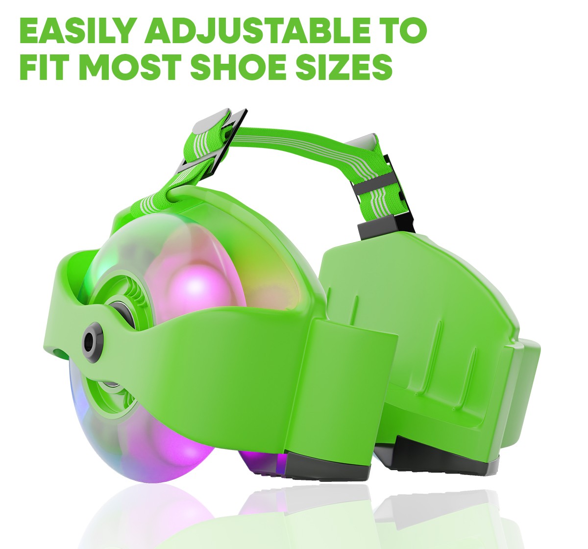 Hamleys Flashing Wheels Street Gliders, 3Y+, Green