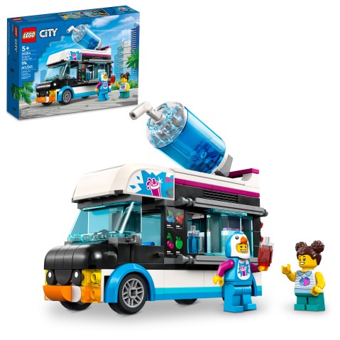 LEGO City Penguin Slushy Van Building Toy Set, 194 Pieces, Multicolour, 5Y+