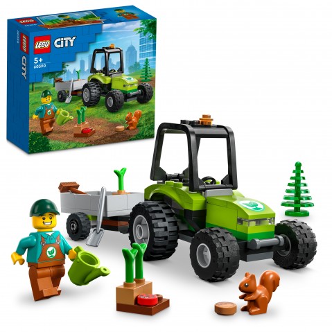 LEGO City Park Tractor Building Toy Set, 86 Pieces, Multicolour, 5Y+