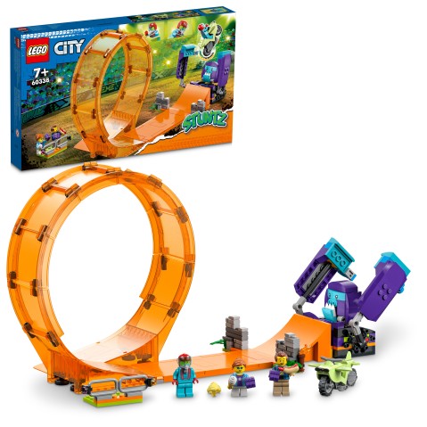 LEGO City Smashing Chimpanzee Stunt Loop Building Kit, 226 Pieces, Multicolour, 7Y+