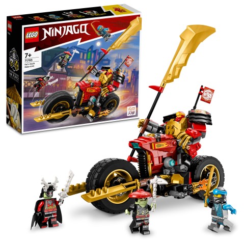 LEGO NINJAGO Kais Mech Rider EVO Building Toy Set, 312 Pieces, Multicolour, 7Y+