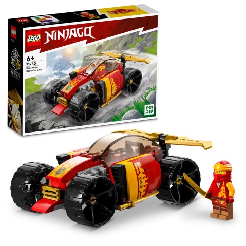 LEGO NINJAGO Kais Ninja Race Car EVO Building Toy Set, 94 Pieces, Multicolour, 6Y+