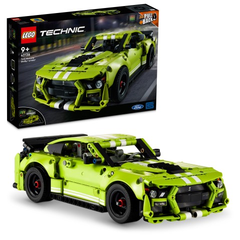 LEGO Technic Ford Mustang Shelby GT500 Model Building Kit, 544 Pieces, Multicolour, 9Y+