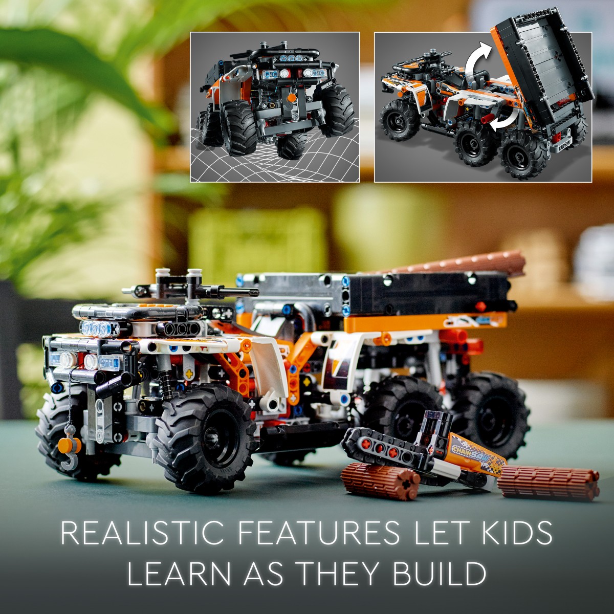 LEGO Technic All Terrain Vehicle Model Building Kit, 764 Pieces, Multicolour, 10Y+