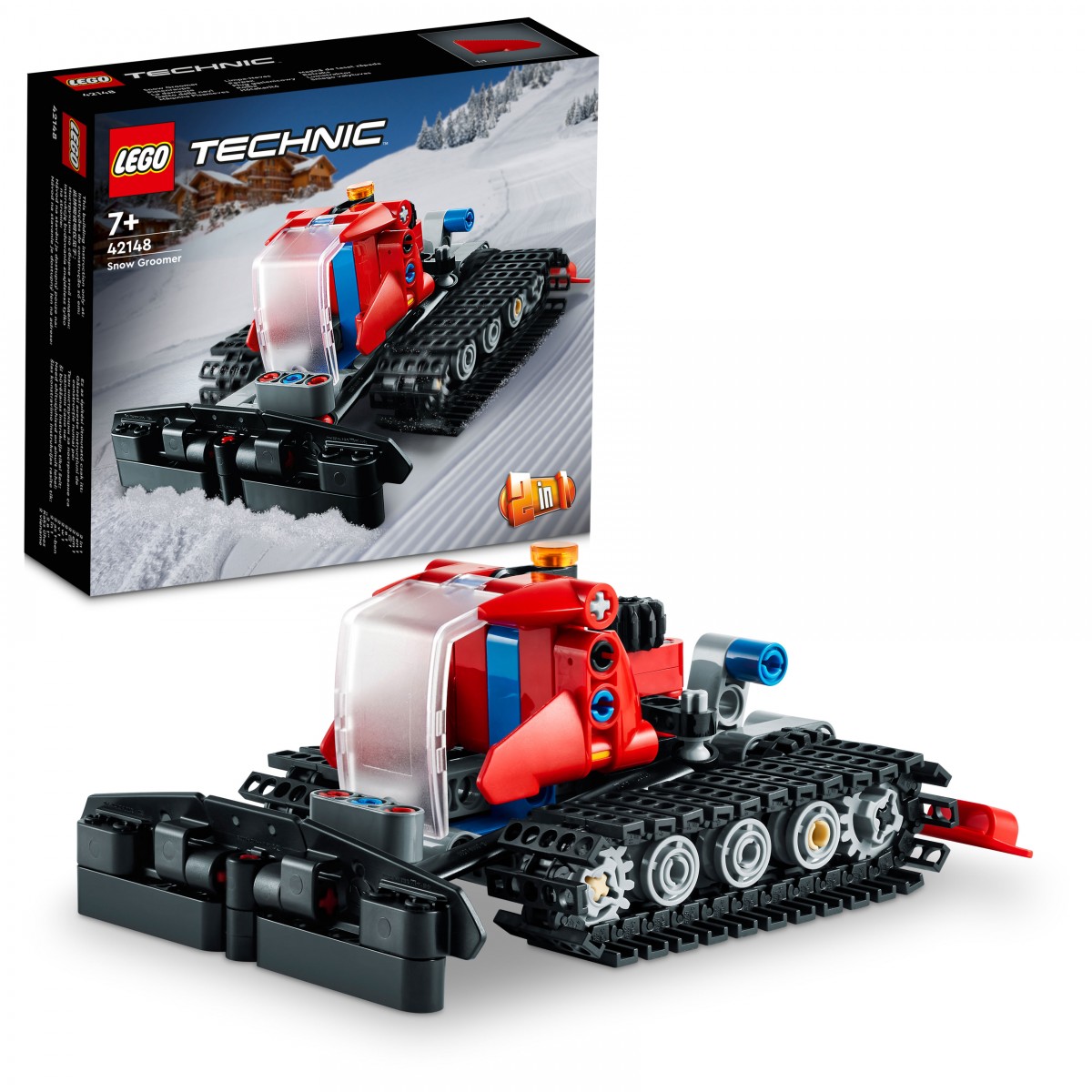 LEGO Technic Snow Groomer Building Toy Set, 178 Pieces, Multicolour, 7Y+