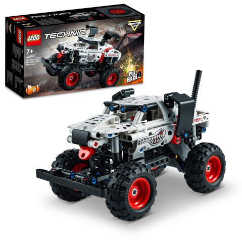 LEGO Technic Monster Jam Monster Mutt Dalmatian Building Toy Set, 244 Pcs, Multicolour, 7Y+