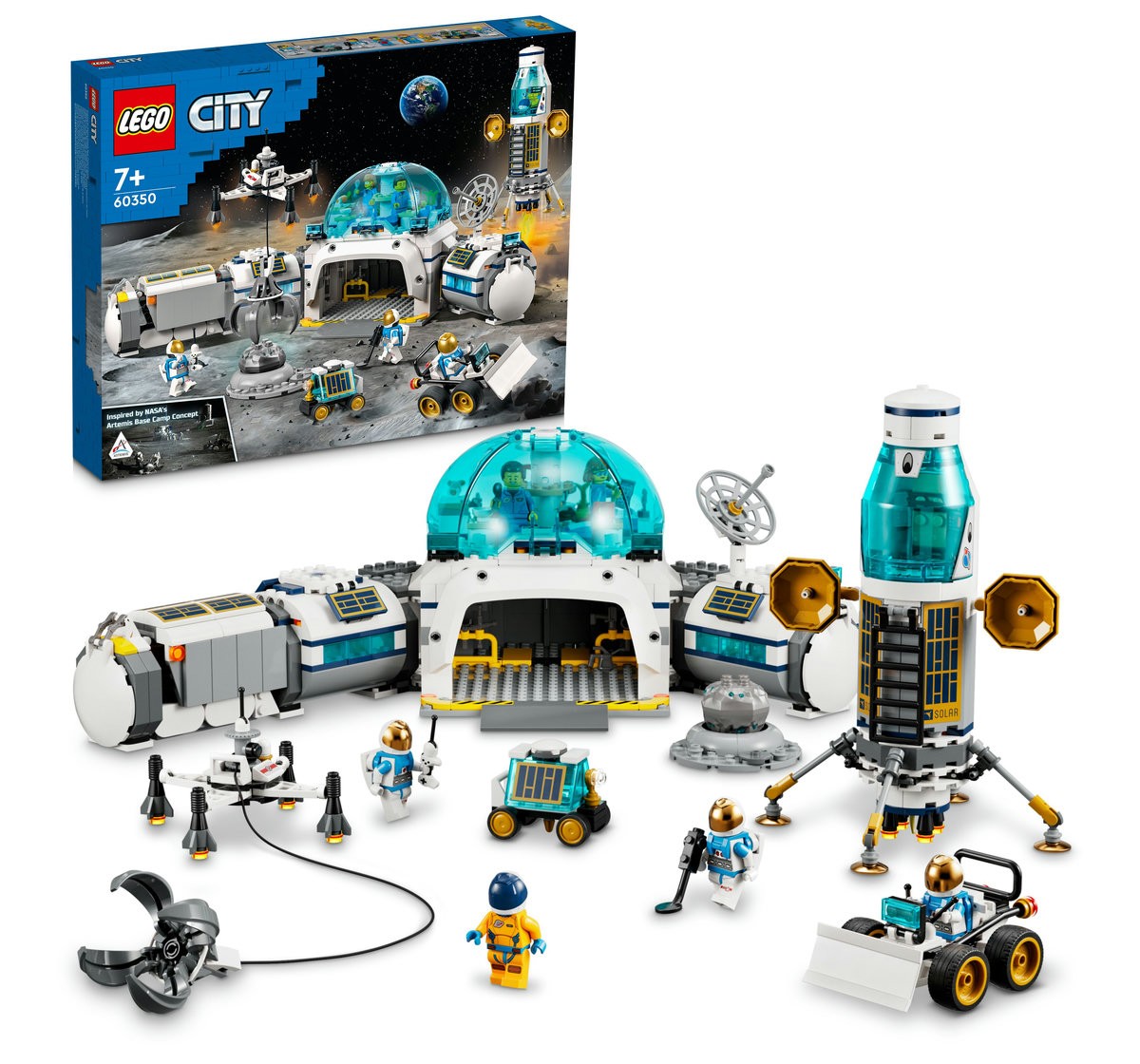 LEGO City Lunar Research Base 60350 Building Kit (786 Pieces)