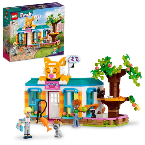 LEGO Cat Hotel Block Building Toys for Kids, Multicolour, 6Y+