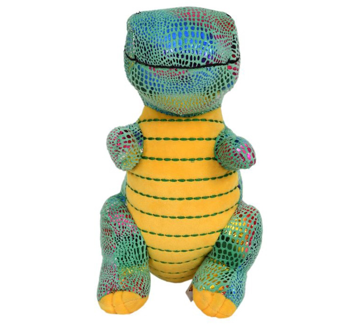 Mirada Standing Plush Stuffed Green Foiled Dinosaur Soft Toy, 25cm, 3Y+, Green