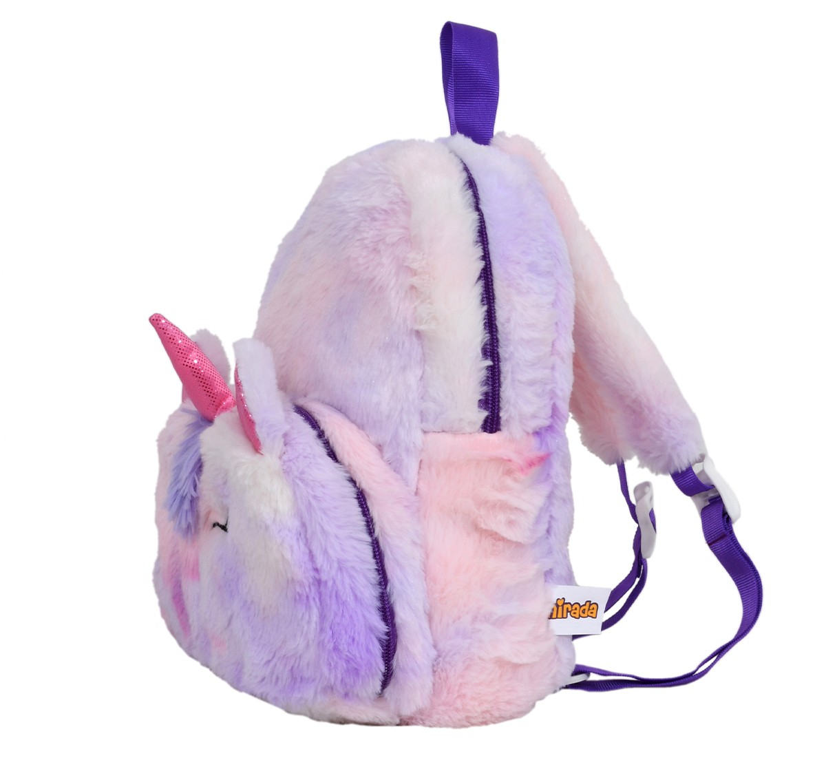 Mirada 30cm Unicorn with Horn Toy Bag, Purple, 3Y+, Purple
