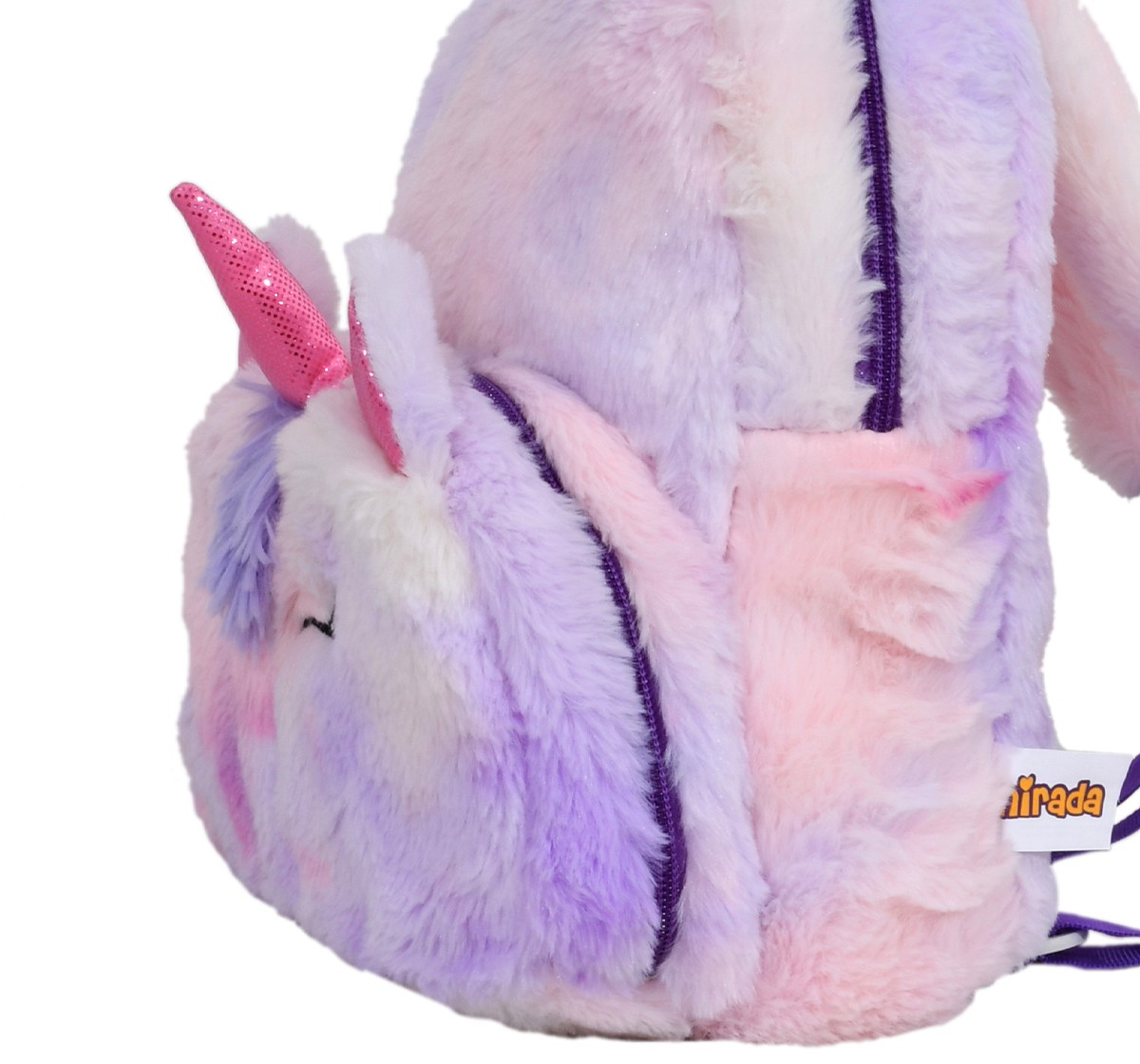 Mirada 30cm Unicorn with Horn Toy Bag, Purple, 3Y+, Purple