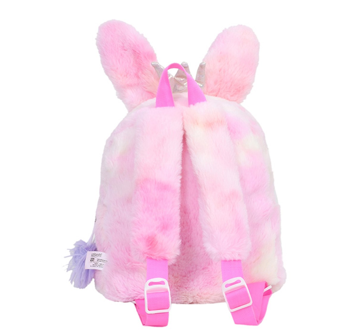 Mirada 30cm Bunny with Crown Toy Bag, 3Y+, Pink