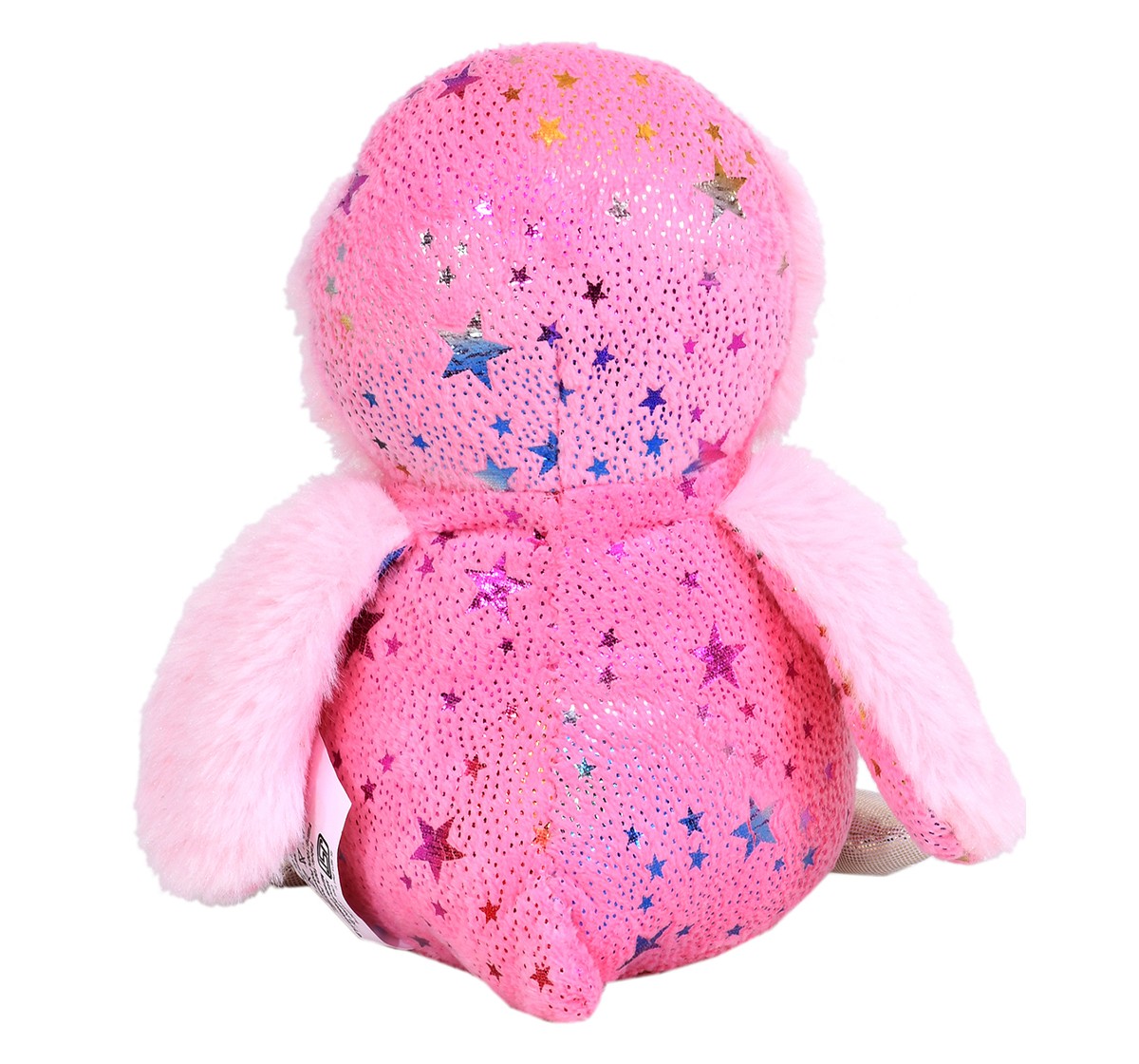 Mirada Pink Foil Cute Plush Stuffed Glitter Eye Penguin Soft Toy, 18 cm, 3Y+, Pink