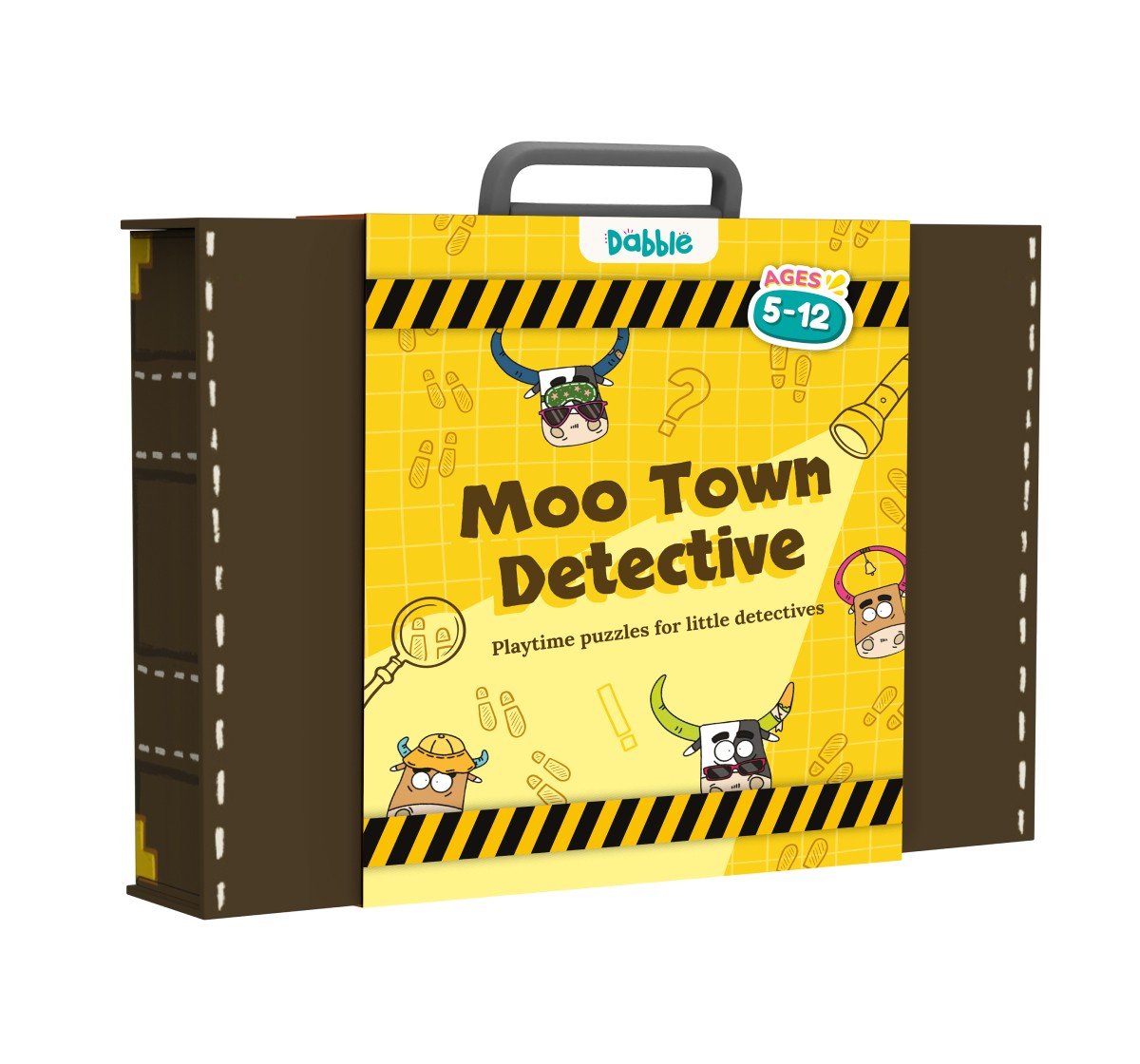 Dabble Pretend Play Detective Game by Playshifu, Moo Town Detective, Kids Detective Set, Kids for 5Y+, Multicolour