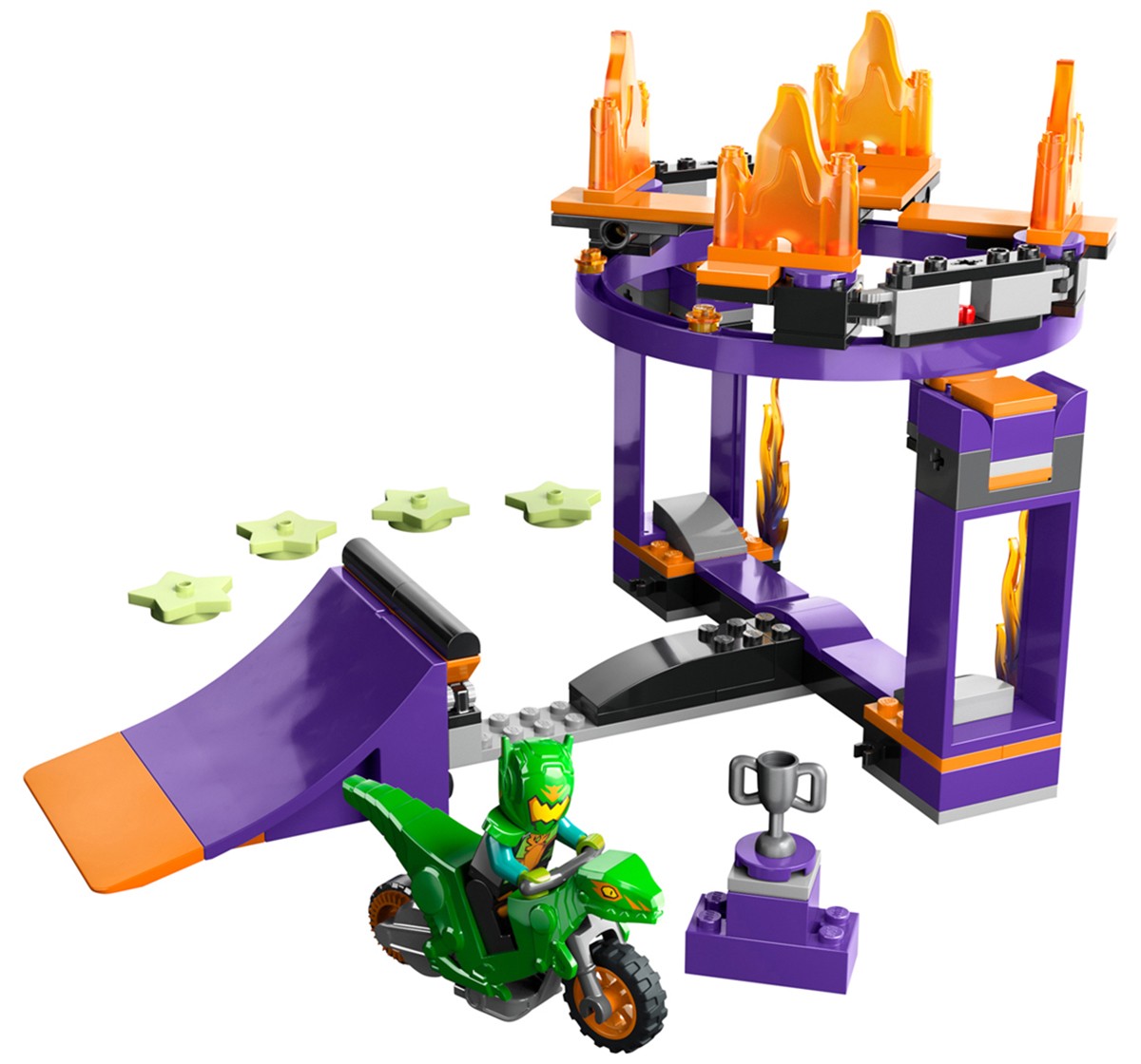 LEGO City Dunk Stunt Ramp Challenge 60359 Building Toy Set 144 Pieces Multicolour 5Y+