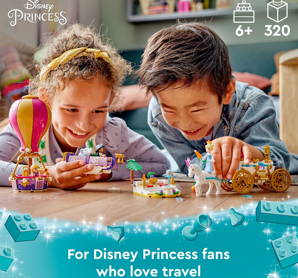 LEGO Disney Princess Enchanted Journey 43216 Building Toy Set 320 Pcs Multicolour 6Y+