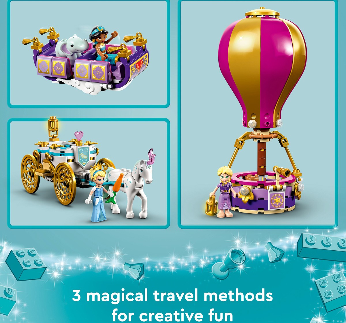 LEGO Disney Princess Enchanted Journey 43216 Building Toy Set 320 Pcs Multicolour 6Y+