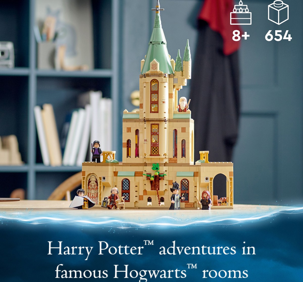 LEGO Harry Potter Hogwarts Dumbledore’s Office 76402 Building Kit 654 Pieces Multicolour 8Y+