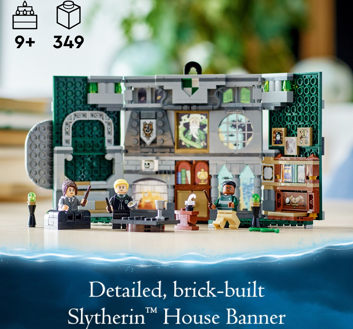 LEGO Harry Potter Slytherin House Banner 76410 Building Toy Set 349 Pieces Multicolour 9Y+