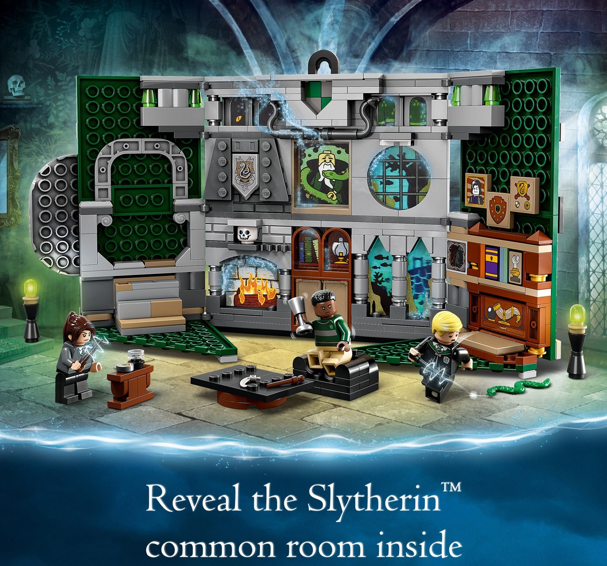 LEGO Harry Potter Slytherin House Banner 76410 Building Toy Set 349 Pieces Multicolour 9Y+